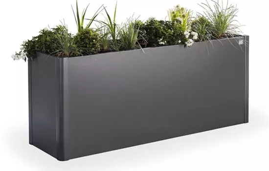Pflanzbeet Belvedere dunkelgrau-metallic