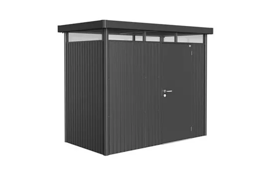 Abri de jardin HighLine gris foncé métallique